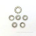 stainless steel Serrated Lock Washers External Teeth